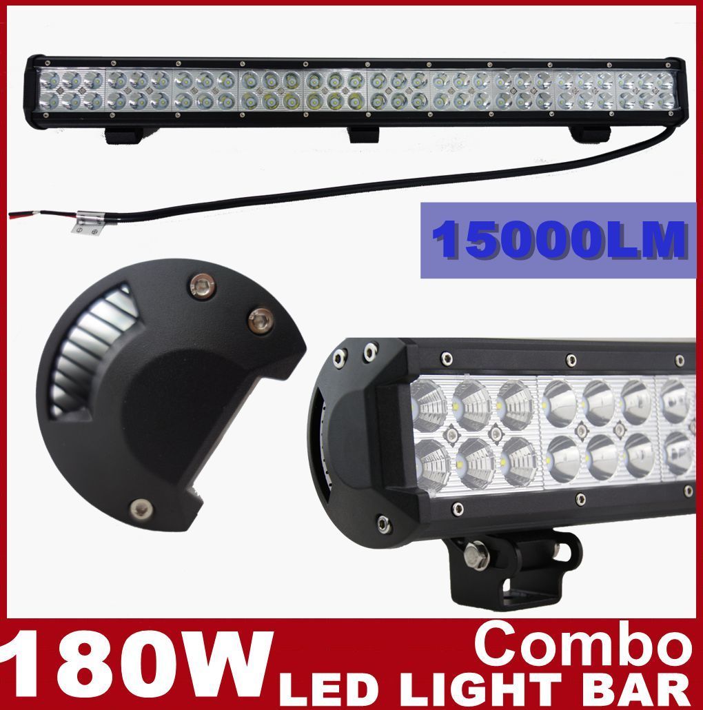 28\" 180W LED Work Light Bar  COMBO SPOT FLOOD Offroad Driving
